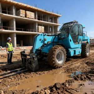 Chariot élévateur à fourche Telehandler M630-70 de 3 tonnes pour l'agriculture et la construction - Product Image 6