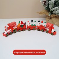 Nouvelle Arrivée Train de Noël Décorations pour la Journée des Enfants Ornements de train Aménagement de scène de fenêtre de salon Cadeau festif