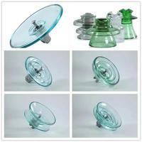 U300BP/170G Isolateurs en porcelaine à suspension à disque en fibre de verre Isolateur en verre haute tension Matériaux d'isolation pionniers
