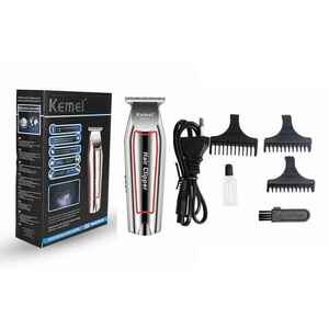 Kit <span class=keywords><strong>de</strong></span> toilettage professionnel pour hommes, tondeuse à <span class=keywords><strong>barbe</strong></span> électrique <span class=keywords><strong>et</strong></span> tondeuse avec lame en acier inoxydable, matériau ABS - Product Image 2