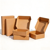 Cajas de Envío Corrugadas Ecológicas Personalizadas con Laminado Mate y Recubrimiento UV, Reutilizables y Hechas con Materiales Reciclados para Empaquetado de Comercio Electrónico