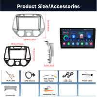 Autoradio Android Podofo 9'' avec Carplay sans fil, Android Auto, GPS, WIFI, pour Hyundai L20 2008-2012, autoradio en gros, OEM