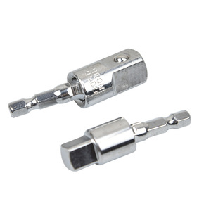 ZHCY Pneumatic Wrench Adapter 1/4 3/8 Hex To Square <b>Socket</b> Converter For Electric Drill - Product Image 4