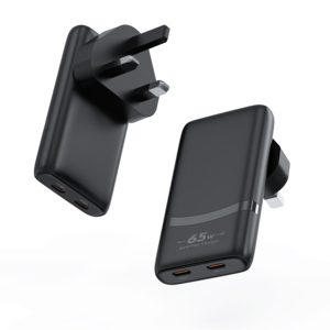 ที่ชาร์จ Gan แบบบางเฉียบ65วัตต์ปลั๊ก2พอร์ตแบบพับได้ติดผนังเรียบสำหรับ Macbook Pro Max <span class=keywords><strong>Xs</strong></span> สำหรับ <span class=keywords><strong>iPhone</strong></span> iPad สำหรับ Samsung Latop ที่สะดวกสบาย - Product Image 3