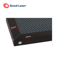 Nouvelle table de travail pour machine de découpe laser Good-Laser 300x500mm en plaque de fer galvanisé alvéolée avec garantie d'un an
