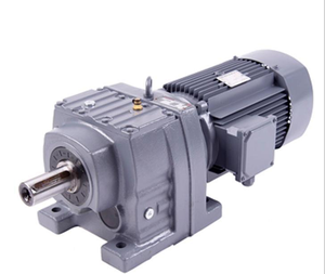 China sanlian hot sale R series helical gear box speed multiplier gearboxes R47 hydraulic pump small marine engine with gearbox