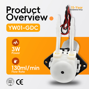 Pompa Peristaltica Micro Miniaturizzata YW01 <span class=keywords><strong>GDC</strong></span> di Alta Qualità con Motore a Spazzole 12V 24V OBM/ODM - Product Image 2