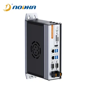 Nhúng computadoras corei9 I7 Máy tính để bàn hệ thống treo tường hoặc Din-Rail sửa chữa phong cách đơn vị máy tính công nghiệp