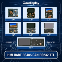 Pantalla HMI UART IPS de 5.0 Pulgadas (800x480) con Panel Táctil, Pantalla LCD IPS Personalizada con Interfaz UART