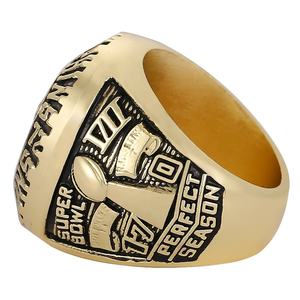 Лидер продаж, супер спортивные кольца для 1972 Майами дельфинов, модные кольца для футбола из сплава, памятный подарок для вечеринок - Product Image 2