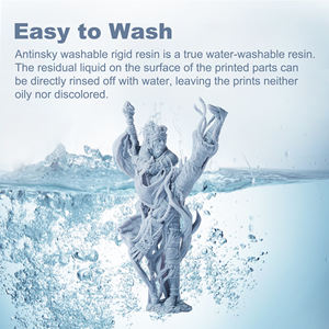 Résine rigide lavable à l'eau Antinsky pour imprimante 3D DLP LCD 405nm 1kg, haute précision, facile à nettoyer, livraison gratuite UE - Product Image 5