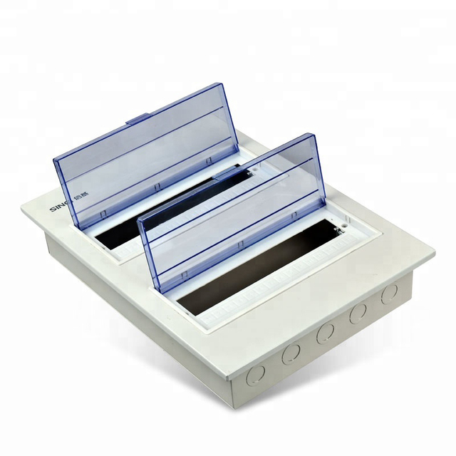 MCB Distribution Box Power Electrical Equipment Metal Box 24 to 40 Way Double Row PZ30 Electricity