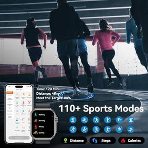 Smartwatch Uomo Donna in Plastica Magnetica Impermeabile IP68 con Oltre 120 Modalità Sportive, Batteria da 1000mAh, Autonomia di 100 Giorni, Monitoraggio del Sonno e della Frequenza Cardiaca 24/7 - Product Image 5