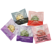 Emballage d'impression personnalisée bonbons biscuits aliments cookies sacs en plastique givrés