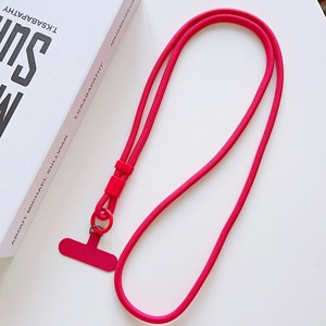 Colorful Adjustable Nylon Eco-Friendly Phone Lanyard Candy Crossbody Necklace Universal Anti-Lost Strap for Phones