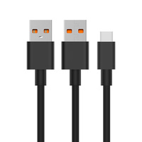 Cable de Carga USB 2.0 A a C de 90 cm, Durable, con Conductor de Cobre Puro, Revestimiento de PVC, Entrega de Energía de 2A para Android
