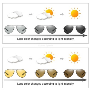 Lunettes de soleil polarisées photochromiques Superhot Eyewear 2019 pour hommes, verres changeant de couleur, lunettes de conduite - Product Image 4