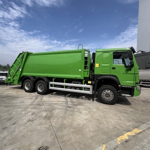 Sinotruk HOWO 20 CBM รถบดอัดขยะหลังรถบรรทุก6x4เครื่องยนต์ดีเซลแบบแมนนวล - Product Image 2