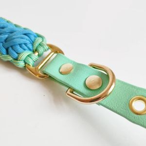 Collar personalizado de lujo con diseño personalizado, cadena LED para perros, arnés resistente para mascotas, paracord, macramé, Collar para perros, chaleco, conjunto de arnés - Product Image 6
