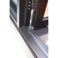 Porte-fenêtre en aluminium étanche de haute qualité avec vitrage trempé, service local australien AMJ AS2047