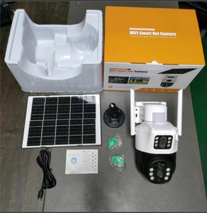 V380 Pro năng lượng mặt trời Powered giám sát an ninh PTZ CCTV <span class=keywords><strong>Camera</strong></span> Ống kính kép không dây ngoài trời <span class=keywords><strong>wifi</strong></span> 4 gam Sim Thẻ năng lượng mặt trời máy ảnh - Product Image 6