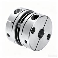 Accouplement de moteur réducteur, Accouplement flexible en alliage d'aluminium, Accouplement à diaphragme