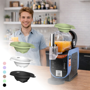 Capot anti-éclaboussures pour machine à slushie <span class=keywords><strong>Ninja</strong></span> FS301 et FS300, couvercle guide liquide, entonnoir en silicone anti-déversement pour verser les boissons - Product Image 3