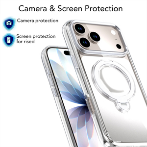 Custodia Anti-Ingiallimento in PC per <span class=keywords><strong>iPhone</strong></span> 17 Pro Max con Supporto Magnetico, Cover Posteriore per <span class=keywords><strong>iPhone</strong></span> 17 16 15 <span class=keywords><strong>14</strong></span> e Samsung - Product Image 3