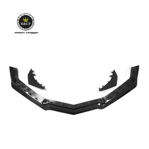 Nouveau séparateur de lèvre de pare-chocs avant en Fiber de carbone de style OEM avec jeu de canards pour Corvette <span class=keywords><strong>C8</strong></span> Z06 2022 Plus - Product Image 1