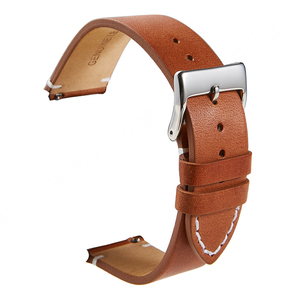 HUANLONG <b>Watch</b> Straps Leather Quick Brown Vintage Cow Band <b>Bracelet</b> 16mm18mm 20mm 22mm 24mm for Mens <b>Women</b> Smart <b>Watch</b> Bands - Product Image 4