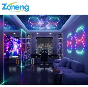 Commercial Rgb Led KTV Karaoke Light Wholesale Hexagon Rgb Lights Aluminium Led Tube Light