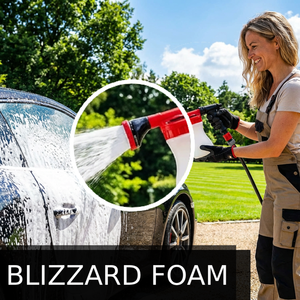 Cañón de Espuma para Manguera de Jardín de Baja Presión <span class=keywords><strong>al</strong></span> por Mayor, Pistola de Espuma Ajustable OEM para Lavado de Coches, Pulverizador de Espuma de Nieve para Limpieza de Vehículos y Hogar - Product Image 1