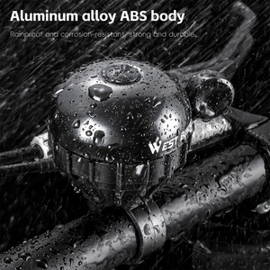 Tây đi xe đạp nhanh chóng cài đặt không thấm nước xe đạp chuông chuông Chuông tay lái Trọng lượng nhẹ xe đạp đi xe đạp Phụ Kiện Chuông Xe Đạp - Product Image 4