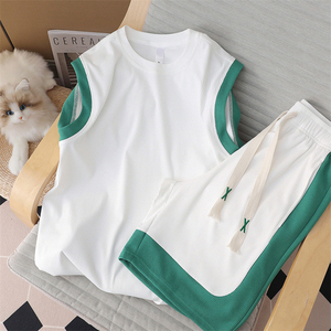 Nuevo Polo para hombre, pantalones cortos informales sueltos de manga corta, ropa deportiva, conjunto de 2 piezas - Product Image 5
