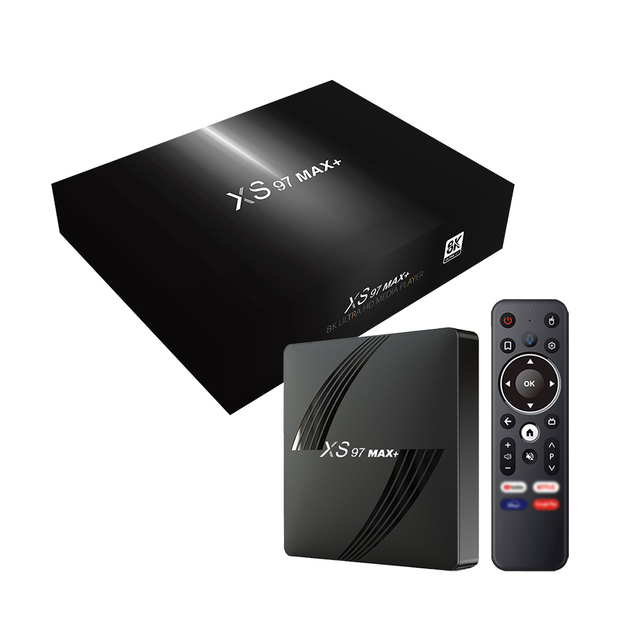 8K Ultra HD Android TV Box WiFi 6 BT 5.4 Amlogic S905X5M