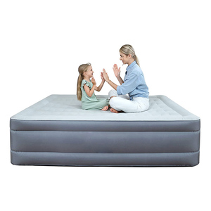 Colchón de aire inflable de lujo hipoalergénico de tamaño King personalizable para exteriores, bomba incorporada moderna para uso en cama de dormitorio - Product Image 4