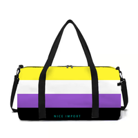 Sac de voyage unisexe pour femmes et hommes, sac de sport, sac de gym, sac fourre-tout léger, imperméable, pliable, pour week-end ou nuitée