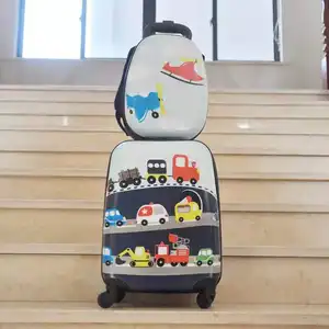 Aceitar design personalizado 18 polegadas abs carrinho crianças transportar bagagem
