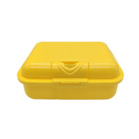 Hot Case Box personnalisé sans BPA micro-ondes boîte à lunch 2 compartiments préparation de repas conteneur en plastique conteneur de stockage des aliments