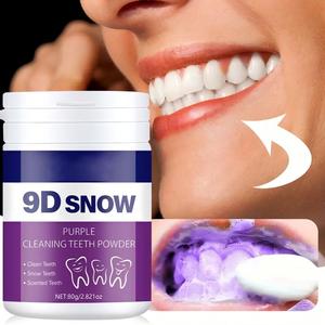 Polvo Dental de Menta 80g, <span class=keywords><strong>Aliento</strong></span> Fresco, Elimina Manchas Amarillas y de Humo, Anti-<span class=keywords><strong>Halitosis</strong></span>, Suave para el Cuidado Bucal en el Hogar - Product Image 2