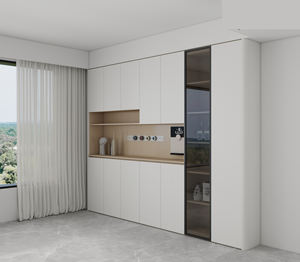 Armario Córdoba Moderno Europeo Simple de 4 Puertas, Ecológico, Material de Aglomerado Blanco para Dormitorios Pequeños, Salas de Estar y Hogares - Product Image 6