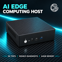 Desktop AI Edge Computing Host 50 TOPS AI Compute Ubuntu Terinstal untuk Sistem Persepsi