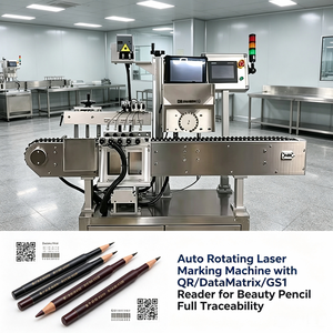 Máquina de Marcado Láser de Rotación Automática con Lector de Códigos QR/DataMatrix/GS1 Chestny ZNAK Beauty Pencil, Total Rastreabilidad - Product Image 3
