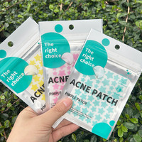 Patch anti-acné jour et nuit, contenant de l'acide salicylique, de l'huile d'arbre à thé et du comfrey, résistant à l'eau et respirant