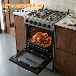 Cuisinière électrique à gaz autonome intelligente avec four, en fonte <span class=keywords><strong>grise</strong></span> durable, 10,18 kW, 220 V - Product Image 4