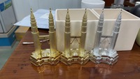 SE7ART malaisie réplique architecturale repère modèle à collectionner Petronas tours jumelles en alliage de Zinc Miniature bâtiment décor de bureau