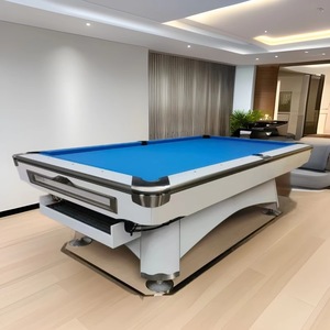 Mesa de Billar Profesional de Nona Bola de Sexta Generación, Tamaño Estándar, Patas de Acero Resistentes, para Uso en Interiores del Hogar - Product Image 1