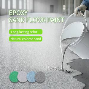 Waterproof Dust-Resistant Self-Leveling <strong>Epoxy</strong> <strong>Floor</strong> <strong>Coating</strong> with Scratch Resistance Color Sand <strong>Epoxy</strong> Flooring - Product Image 4