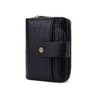 Tas Pinggang Pria Zenos New Men's Fanny Pack Cross-Border Business 9-Slot dengan Gesper Motif Batu untuk Pria