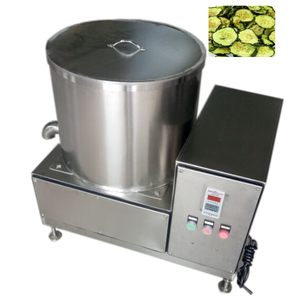 Nouvelle machine de déhuileage entièrement automatique à haute productivité pour la fabrication de chips de pommes de terre à petite échelle et de snacks multi-ingrédients - Product Image 1
